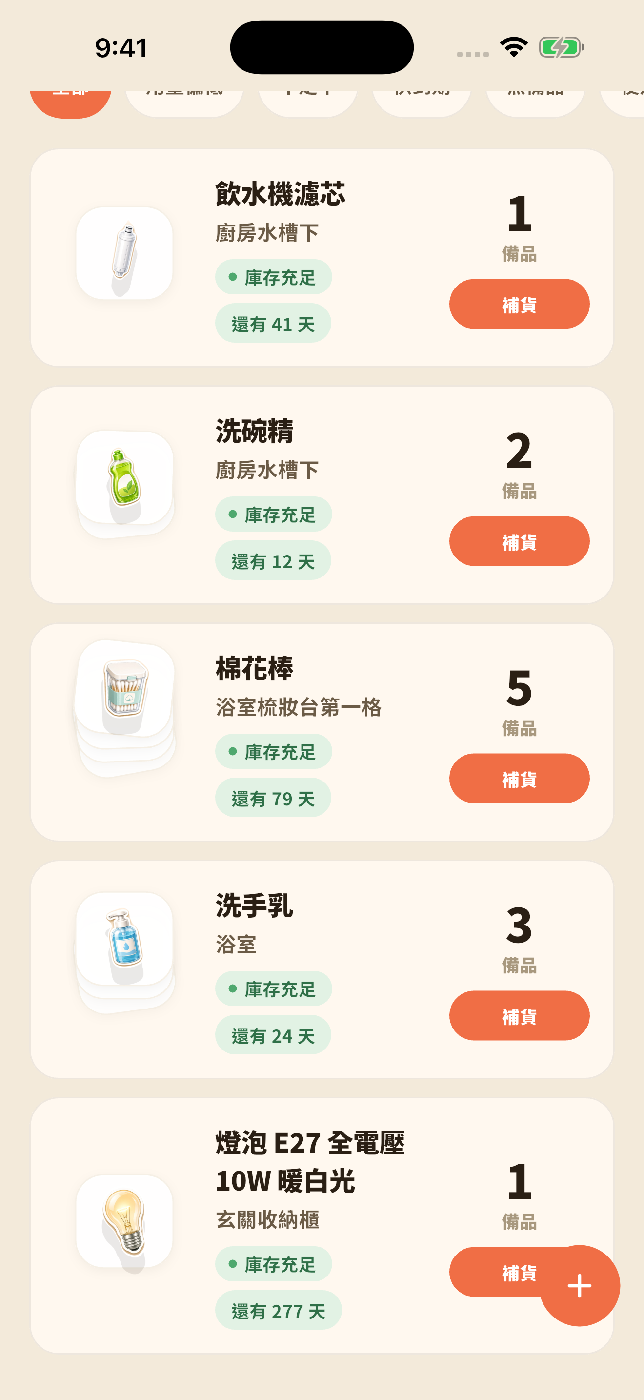 備品視圖